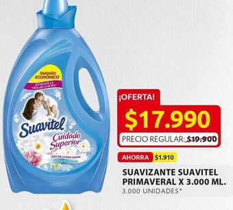 Ara Suavizante suavitel primaveral x 3000ml oferta