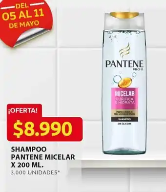 Ara Shampoo pantene micelar x 200ml oferta