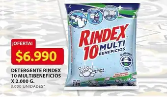 Ara Detergente rindex 10 multibeneficios 2000g oferta
