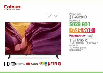 Jumbo Caixun smart tv hd 32" oferta