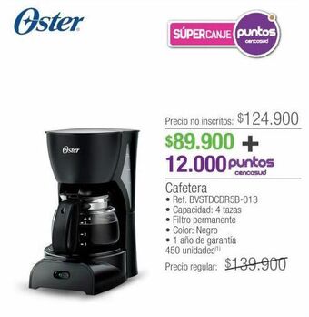 Jumbo Oster cafetera oferta