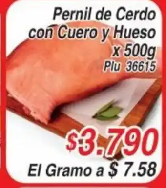 La Gran Colombia Pernil de Cerdo con Cuero y Hueso x 500g oferta