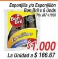 La Gran Colombia Esponjilla y/o Esponjillon Bon Bril x 6 Unds oferta