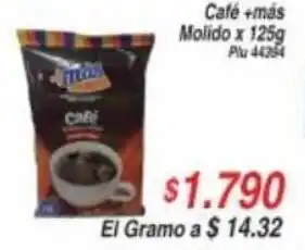 La Gran Colombia Cafe +mas Molido x 125g oferta