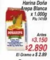 La Gran Colombia Harina Doña Arepa Blanca x 1000g oferta