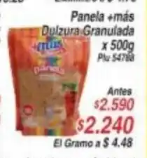 La Gran Colombia Panela +mas Dulzura Granulada x 500g oferta