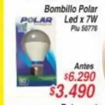 La Gran Colombia Bombillo Polar Led x 7W oferta