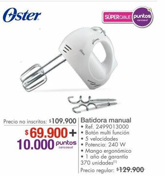 Metro Batidora oster oferta
