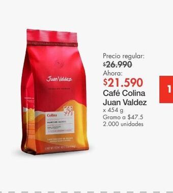 Café juan valdez x 454g