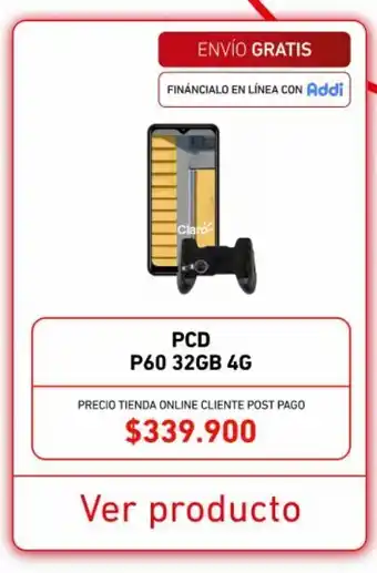 Claro Pcd p60 32gb 4g oferta