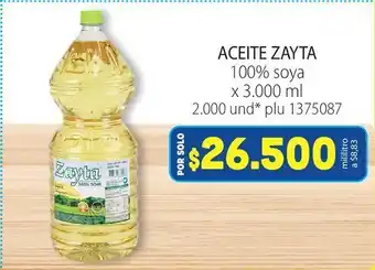 Colsubsidio Aceite zayta 100% soya 3000ml oferta