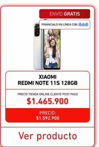 Claro Xiaomi redmi note 11s 128gb oferta