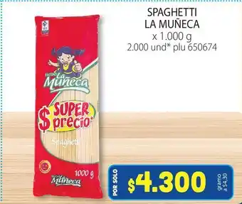 Colsubsidio Spaguetti la muñeca 1000g oferta