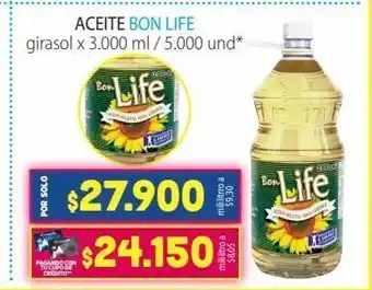 Colsubsidio Aceite bon life girasol 3.000ml oferta