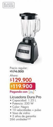Metro Licuadora dura pro black & decker oferta