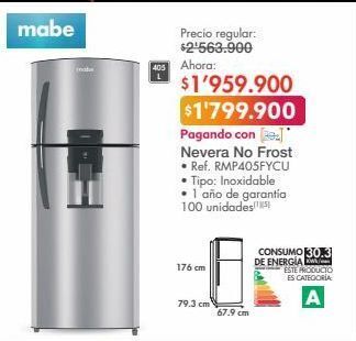 Metro Nevera no frost mabe oferta