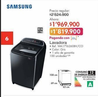 Metro Lavadora samsung oferta