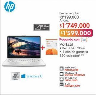 Metro Computador portátil hp oferta