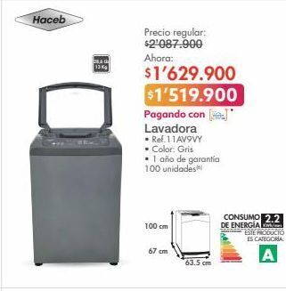 Metro Lavadora haceb oferta