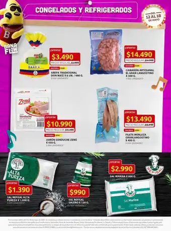 Ara Jamón sánduche zenú x 450g oferta