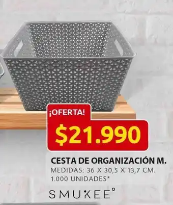 Ara Cesta de organzación oferta