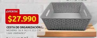 Ara Cesta de organización oferta