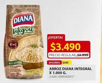 Ara Arroz integral diana x 1.000g oferta
