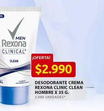 Ara Desodorante rexona men x 35g oferta