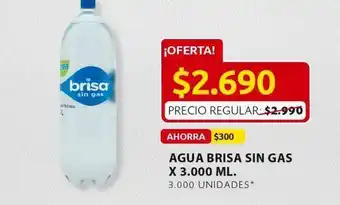 Ara Agua sin gas brisa x 3.000ml oferta