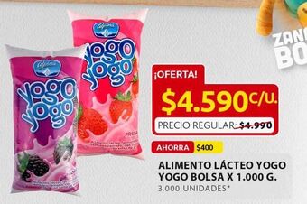 Ara Alimento lácteo yogo yogo x 1.000g oferta