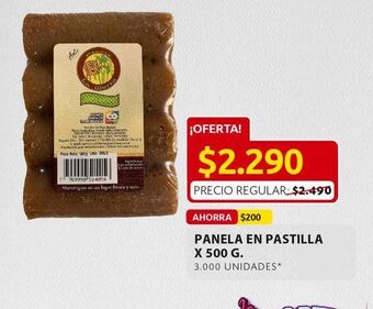 Ara Panela en pastilla x 500g oferta