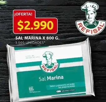 Ara Sal marina refisal x 800g oferta