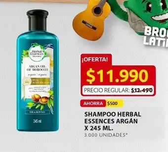 Ara Shampoo herbal essences x 245ml oferta