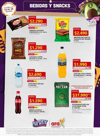 Ara Brownies mr brown x 75g oferta