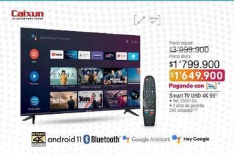 Jumbo Smart tv uhd 4k 55" oferta