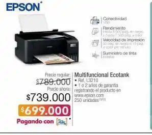 Jumbo Impresora multifuncional ecotank epson oferta