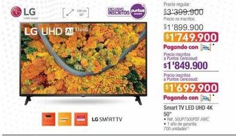 Jumbo Smart tv led uhd 4k 50" oferta
