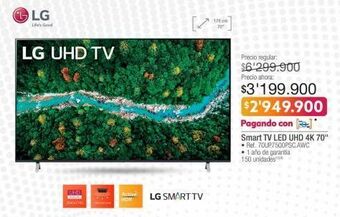 Jumbo Smart tv led uhd 4k 70" oferta