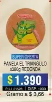 Surtifamiliar Panela El Triangulo x 380g Redonda oferta