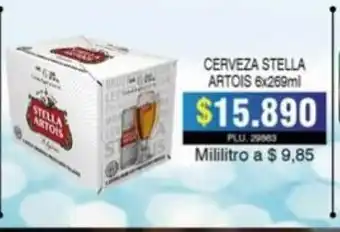 Cerveza Stella Artois 6 x 269ml
