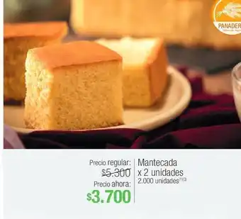 Jumbo Mantecada x 2 unidades oferta