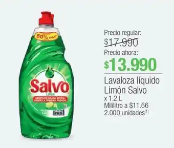 Jumbo Lavaloza líquido limón salvo x 1.2 l oferta