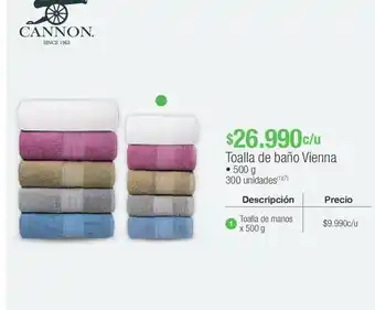 Jumbo Toalla de baño vienna oferta