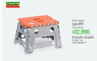 Jumbo Butaquito plegable vanyplas oferta