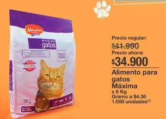 Jumbo Alimento para gatos máxima x 8 kg oferta