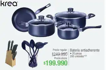 Jumbo Batería antiadherente krea oferta
