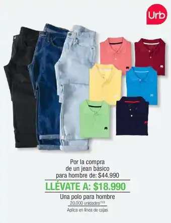 Jumbo Una polo para hombre oferta