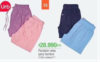 Jumbo Pantalón relax para hombre oferta