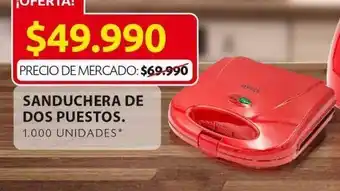Ara Sanduchera de dos puestos oferta