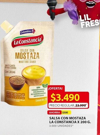 Ara Salsa con mostaza la constancia x 200 g oferta